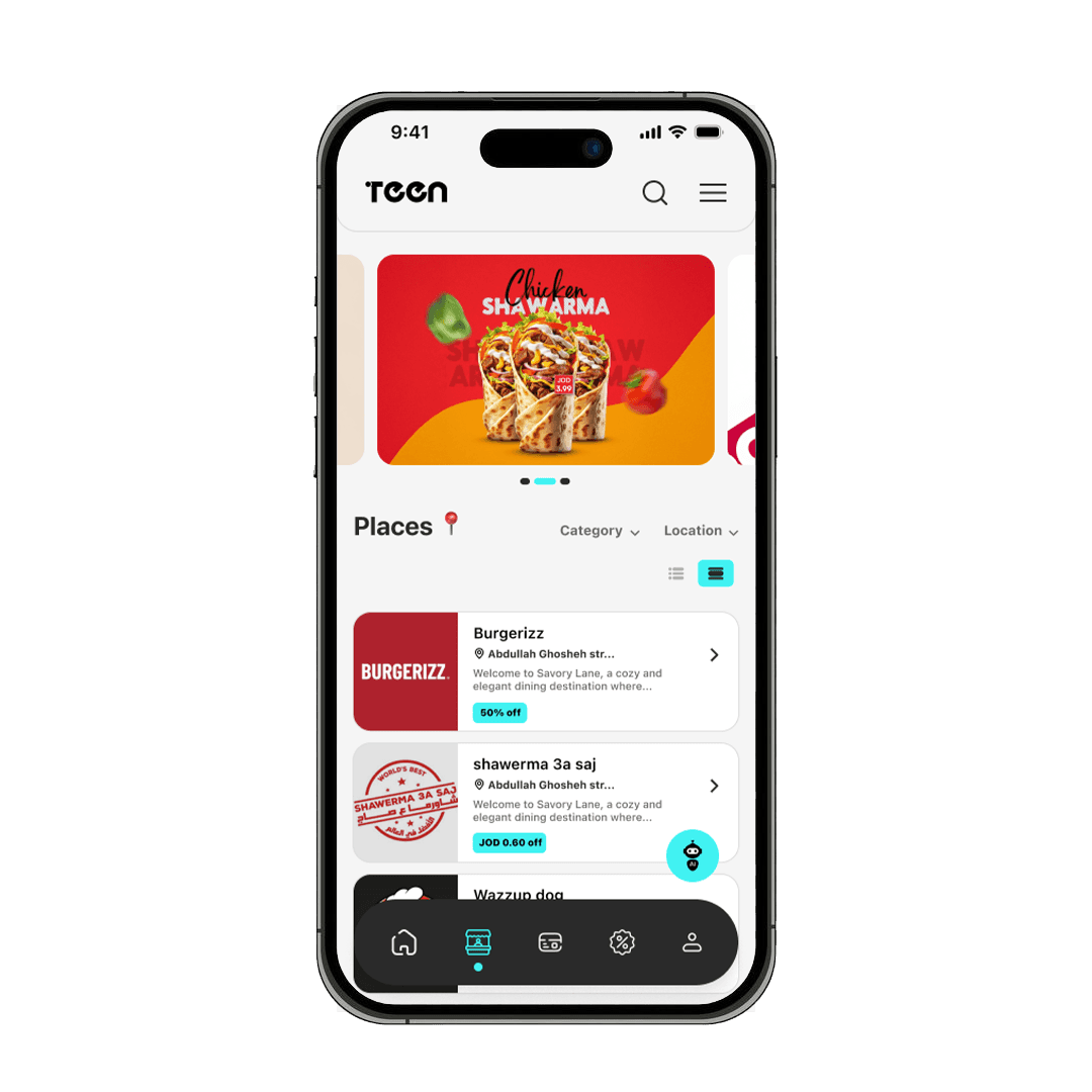 iPhone mockup with student discounts